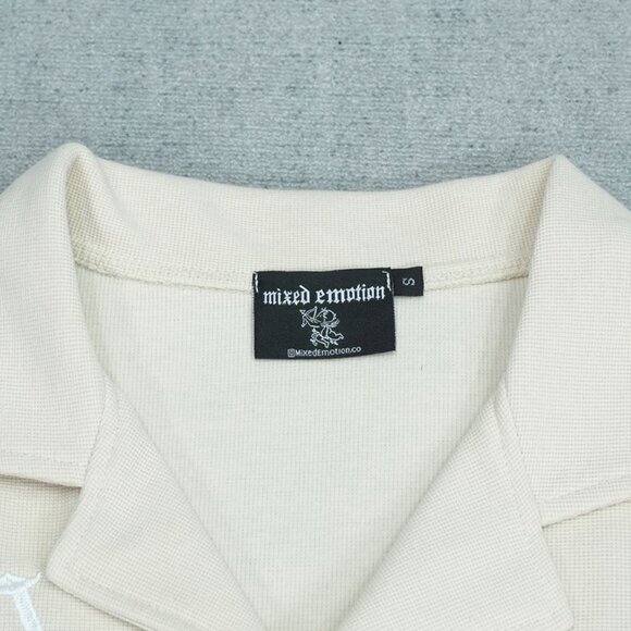 Mixed Emotion Cream Signature Button up - Picture 6 of 10